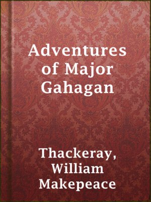 cover image of Adventures of Major Gahagan